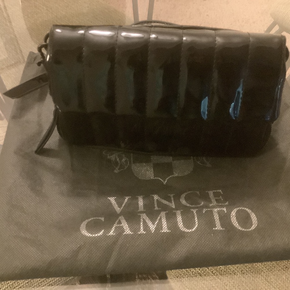 Vince Camuto patten leather small bag